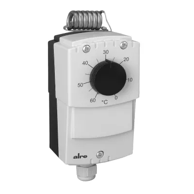 ALRE-IT Industrieraumthermostat JET-120R | Raumthermostat | 2-Punktregler | -35 bis +70°C | IP65 | Kapillarrohr