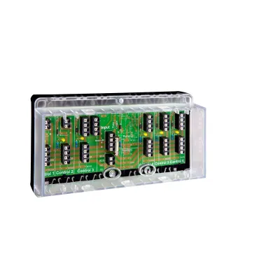 ALRE Klemmenleiste VOOPL-216.176 | 6 Zonen | für 6 Raumthermostate & 12 Stellantriebe | 230V | IP20