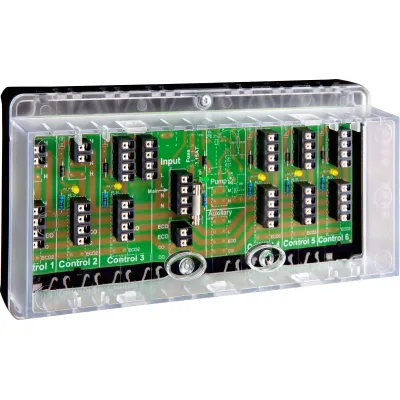 ALRE Klemmenleiste VOOPL-216.176 | 6 Zonen | für 6 Raumthermostate & 12 Stellantriebe | 230V | IP20