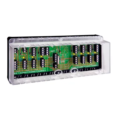 ALRE-IT Klemmenleiste VOOPL-318.178 | 230V | für max. 8 Raumthermostate & 16 Stellantriebe | IP20 | 255x100x61,5mm