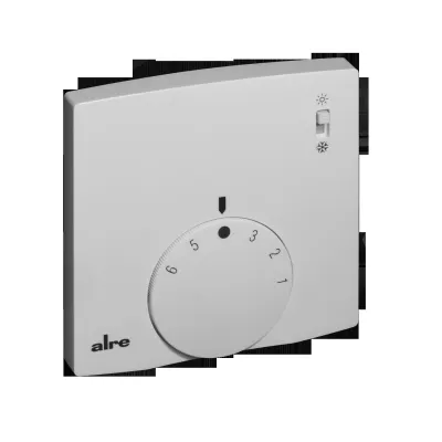 ALRE Raumtemperaturregler RTBSB-201.065/02 | Thermostat 230V AP | 5-30°C | Wechsler | superflach | IP30 | weiß