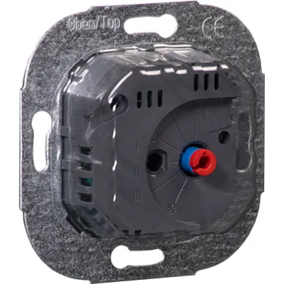 ALRE Raumtemperaturregler RTBSU-401.000#00 | Unterputz Thermostat 230V | 10A Öffner | 5-30°C | anthrazit
