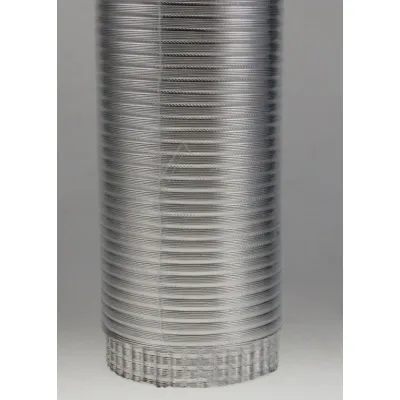 Alu-Abluftschlauch für Ofen Whirlpool/Indesit 484000008638 Durchmesser 150mm, Lä