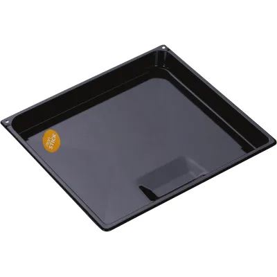 AMICA Fettpfanne XXL 00155 | antihaftbeschichtet | für Backöfen 77L | 46,5x39x5 cm | Schwarz