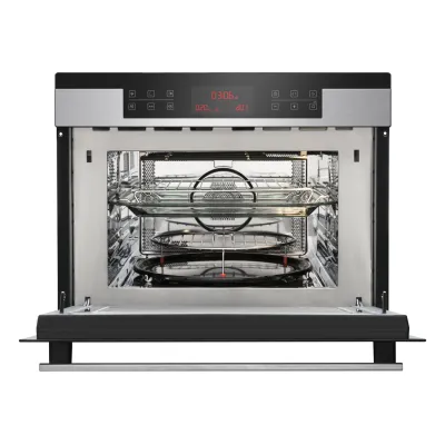 Amica Kompakt-Einbaubackofen EBC 841 600 E | Mikrowellenfunktion | 44 l | 13 Programme | 900 W | Edelstahl