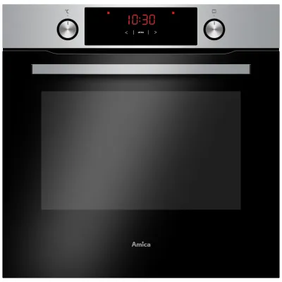 Amica Einbaubackofen EBX 943 110 E | Umluft | 77l XXL-Garraum | Teleskopauszug | Edelstahl | Energieklasse A