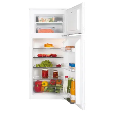 Amica Einbau Kühl-Gefrierkombination EDTS 372 901 | 170l | 122cm Nische | Schlepptür | Inverter | EEK E | LED | Weiß