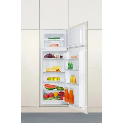 Amica Einbau-Kühl-Gefrierkombination EDTS 374 911 | 220l | Schlepptür | Inverter | 145cm Nische | EEK D | 35dB | Weiß