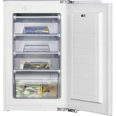 Amica Einbau-Gefrierschrank EGS 16183 | 4 Gefrierschubladen | 77 l | Festtür | Nische 88 cm | Energieklasse E | weiß