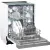 Bild: Amica Einbau-Geschirrspüler EGSP 14797-1 E | 60 cm | 12 Maßgedecke | Edelstahl | A+ | Aquastopp | 49 dB (B-Ware)