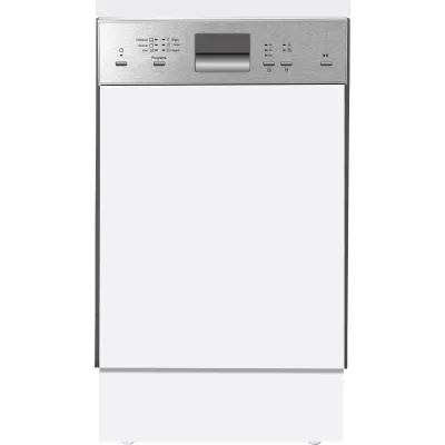 Amica Einbau-Geschirrspüler EGSP 561 000 E | 45 cm | 10 Maßgedecke | Edelstahl | OpenDry | Aquastop | 47 dB