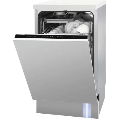 Amica Einbau-Geschirrspüler EGSPV 586 901 | vollintegriert 45 cm | 10 Maßgedecke | Energieklasse C | 42 dB | Weiß