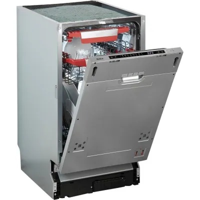 Amica EGSPV 580 910-1 | Einbau-Geschirrspüler | vollintegriert | 45 cm | 10 Maßgedecke | Aquastop | silber