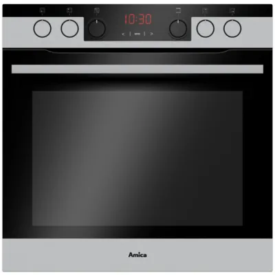 Amica Einbauherd-Set EHCX 934 600 E | Glaskeramik-Kochfeld | XXL-Backofen 77l | Umluft | Edelstahl | Energieeffizienz A