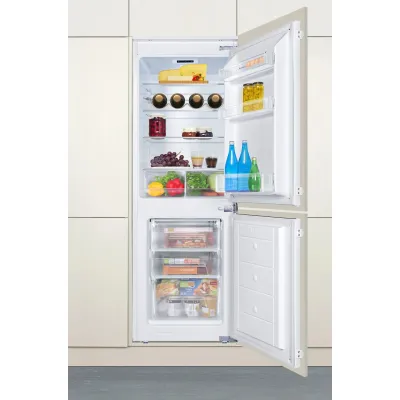 Amica Einbau-Kühl-Gefrierkombination EKGCS 385 911 | 202 l | Schlepptür | Inverter | LED | EEK D | 158 cm | weiß