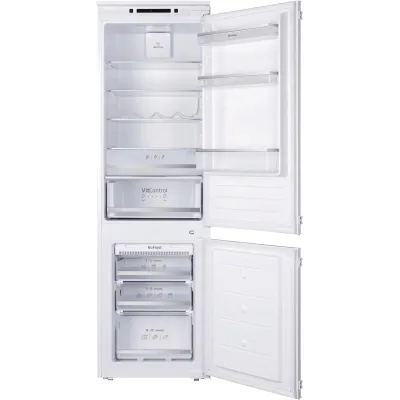 Amica Einbau Kühl-Gefrierkombination EKGCS 387 931 | Schlepptür | NoFrost | 246l | EEK E | 177 cm Nische | weiß