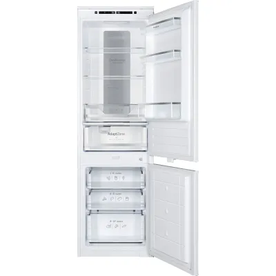 Amica Einbau Kühl-Gefrierkombination EKGCX 387 960 | 178 cm | Total NoFrost | Festtür | 244 L | EEK D | Weiß
