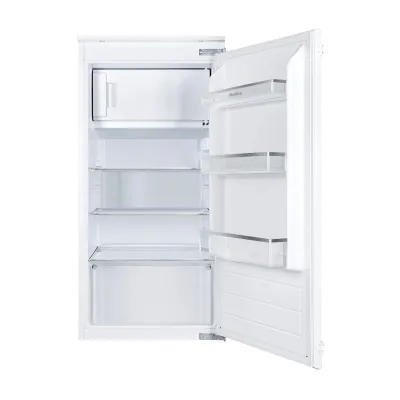Amica Einbau-Kühlschrank EKSS 361 226 | mit Gefrierfach 140l (124/16l) | Schlepptür | 102cm Nische | EEK D | LED | Weiß