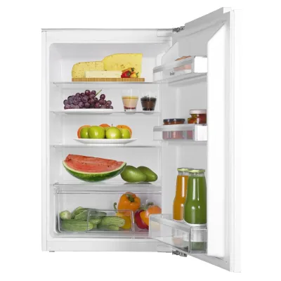 Amica Einbaukühlschrank EVKS 16182-1 | Vollraum 135l | Festtür | Nischenhöhe 88cm | Inverter | EEK E | leise 35dB | LED