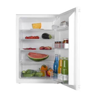 Amica Einbaukühlschrank EVKSS 353 900 | Vollraum 135l | Schlepptür | 88cm Nische | EEK D | Inverter | LED | 35dB | weiß