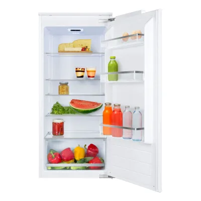 Amica Einbaukühlschrank EVKSX 352 231 | Vollraum 197l | Festtür | 122cm Nische | EEK E | Inverter | LED | 35 dB | Weiß
