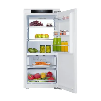 Amica Einbau-Kühlschrank EVKSX 352 250 | 173l Vollraum | NoFrost | LED | EEK D | 122cm Nische | Festtür | Tür wechselbar