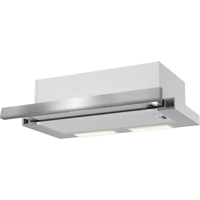 AMICA Flachschirmhaube FH 17162 E | Dunstabzugshaube 60 cm | Edelstahl | 440 m³/h | 3 Stufen | LED | Abluft/Umluft