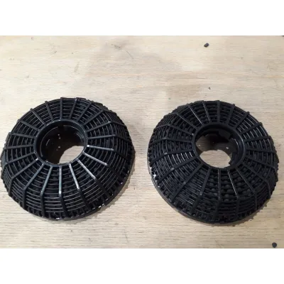 Amica Kohlefilter FWK 124 | Aktivkohlefilter für Dunstabzugshaube | 2 Stück | passend für FH664620E, FH664620S, 6410