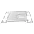 Bild: AMICA Grillrost 00097 für Backofen | passgenau für 65l Backraum | 43x37x4,5 cm | verchromt | Zubehör für Herde