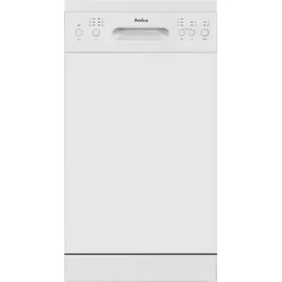 Amica Geschirrspüler GSP 530 911 W | 45 cm breit | 10 Maßgedecke | 6 Programme | Aquastopp | OpenDry Türöffnung | weiß