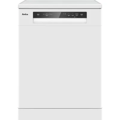 Amica Geschirrspüler GSP 543 910-1 W | 60 cm Standgerät | 13 Maßgedecke | 6 Programme | unterbaufähig | Weiß