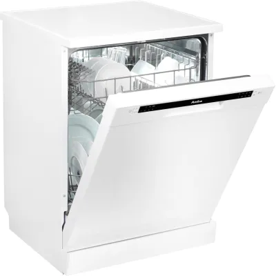 Amica Geschirrspüler GSP 542 010-1 W | Unterbau | 60 cm | 12 Maßgedecke | 6 Programme | 49 dB | Energieklasse E | Weiß