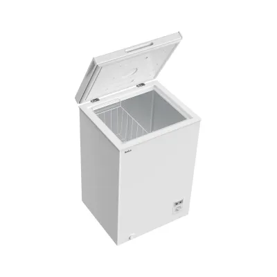 Amica Gefriertruhe GT 311 105 W | 99 Liter | Energieeffizienzklasse E | leise 39 dB | FrostControl | 1 Korb | weiß