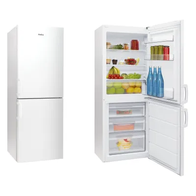 Amica Kühl-Gefrierkombination KGCL 385 100 W | 229l | FrostControl | EEK E | LED | 152x54x59,5 cm | Weiß