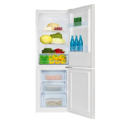 Amica Kühl-Gefrierkombination KGCL 386 160 W | 227l Kühlen, 74l Gefrieren | NoFrost | LED | weiß