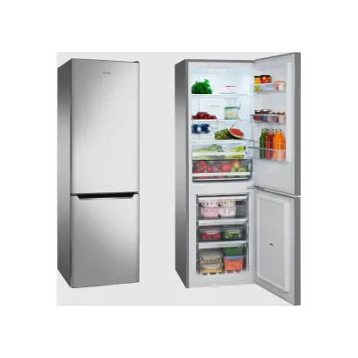 Amica Kühl-Gefrierkombination KGCN 387 110 E | NoFrost | 231l | 170cm | Edelstahloptik | LED | VitControl Plus | E