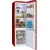 Bild: Amica Kühl-Gefrierkombination KGCR 387 100 R | Retro Design | 181 cm Höhe | 244 L | Abtauautomatik | EEK E | Chili Red
