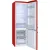 Bild: Amica Kühl-Gefrierkombination KGCR 387 101 R | Retro Design | 244 L | 181 cm Höhe | Energieklasse D | Rot, B-Ware