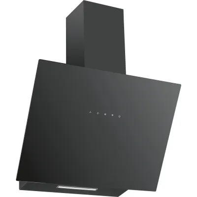 Amica Kamin-Dunstabzugshaube KHF 654 630 S | Schräghaube 50 cm | Abluft/Umluft | 620 m³/h | LED | Glas schwarz | EEK A