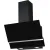 Bild: Amica Kaminhaube KHF 664 611 S | Dunstabzugshaube 60 cm | 595 m³/h | A++ | SensorTouch | LED | Schwarz Glas/Edelstahl