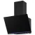 Bild: AMICA Dunstabzugshaube KHF 666 700 S HC | Kaminhaube 60 cm | schräg | LED | Touch-Control | 645 m³/h | A++ | Schwarz