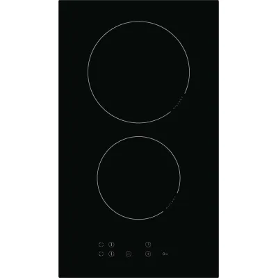 Amica Glaskeramik-Kochfeld KMC 13281-3 C | 30 cm autark | 2 Kochzonen | rahmenlos | Sensorsteuerung | schwarz