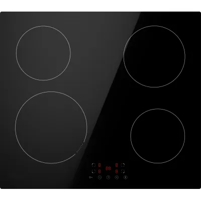 Amica Induktionskochfeld KMI 754 000 C | 60 cm | 4 Kochzonen | rahmenlos | Touch-Steuerung | Timer | Kindersicherung