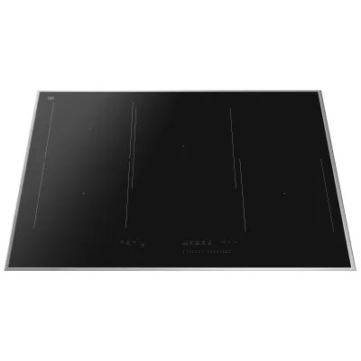 Amica Induktionskochfeld KMI 772 680 E | 77 cm | 4 Kochzonen | Edelstahlrahmen | Slider Touch | Booster