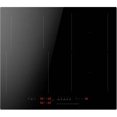 Amica Induktionskochfeld KMI 772 660 C | autark | 60 cm | 4 Kochzonen | Kombizone | Slider-Sensortouch | schwarz