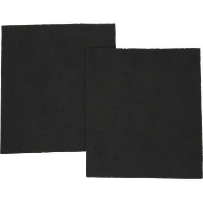 Amica Kohlefilter KF 17137 | Aktivkohlefilter für Dunstabzugshaube UH 17111 E | 2er-Set | Umluftbetrieb | Schwarz