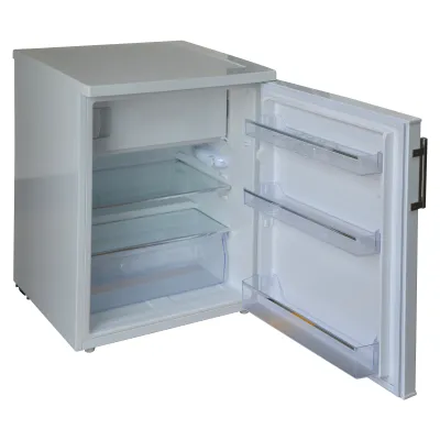 Amica Tischkühlschrank KS 15915 W | Kühlschrank mit Gefrierfach | 136 L | LED | 85x60x64,8 cm | Energieklasse D | Weiß