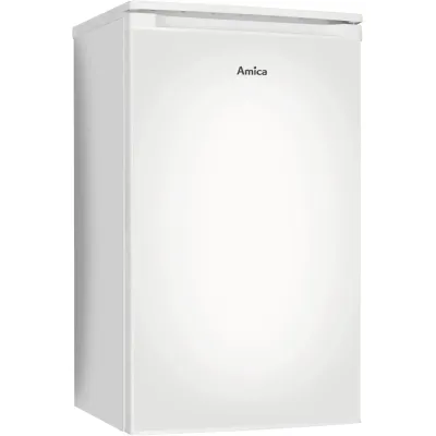 Amica Kühlschrank mit Gefrierfach KS 361 155 W | Tischkühlschrank | 83 l | 84 cm hoch | Energieklasse E | weiß