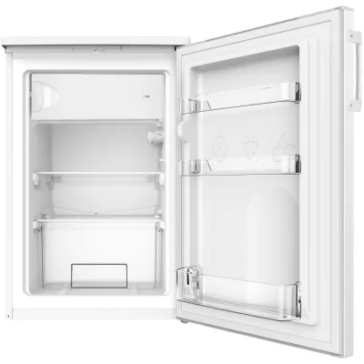 Amica Tischkühlschrank KS 361 300 W | Kühlschrank mit Gefrierfach 107L | Energieeffizienz C | 85cm hoch | weiß