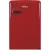 Bild: Amica Kühlschrank mit Gefrierfach KSR 361 160 R | Retro Design | 108 l | LED-Beleuchtung | Energieklasse D | Rot